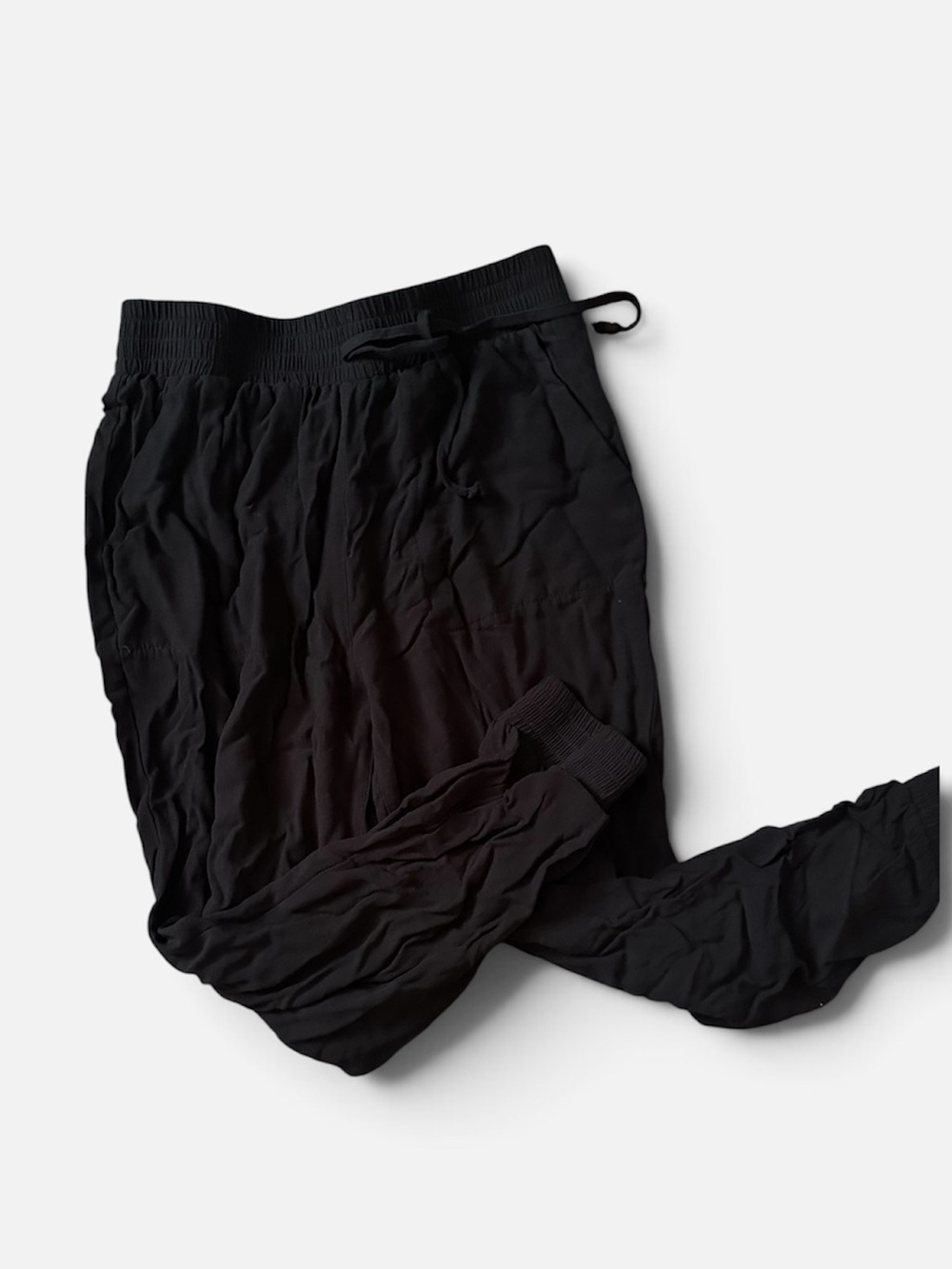 Hem & Thread Black Women's Track Joggers